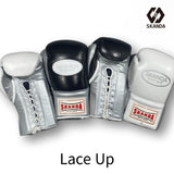 Skanda Japanese vol.2 Lace-Up Boxing Gloves WHITE