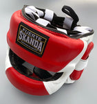 SKANDA Face Saver Head Guard - Blue, Red, Black