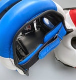 SKANDA Face Saver Head Guard - Blue, Red, Black