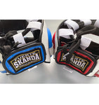 SKANDA Face Saver Head Guard - Blue, Red, Black