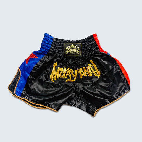 SKANDA STAR THAI SHORTS - BLACK