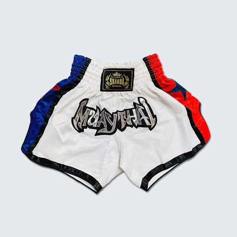 SKANDA STAR THAI SHORTS - WHITE